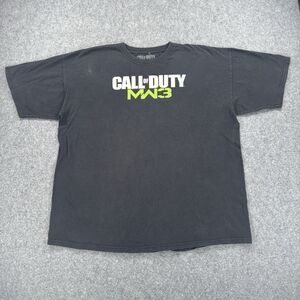 Call Of Duty MW3 Promo Shirt Men’s XXL Faded Black 2011